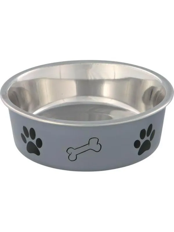 Trixie Stainless Steel Bowl 1.4 l/ø 21 cm assorted colours