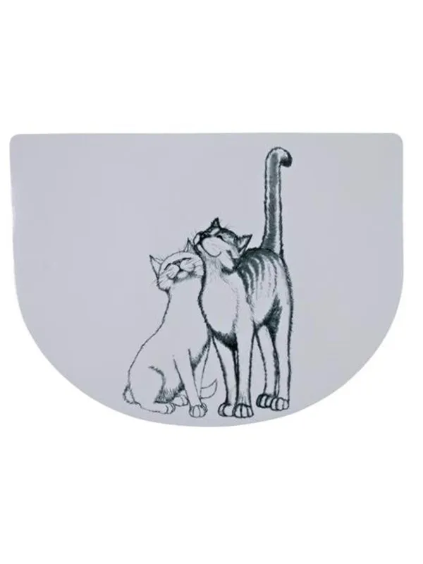 Trixie Place Mat Pussy Cats 40 × 30 cm white