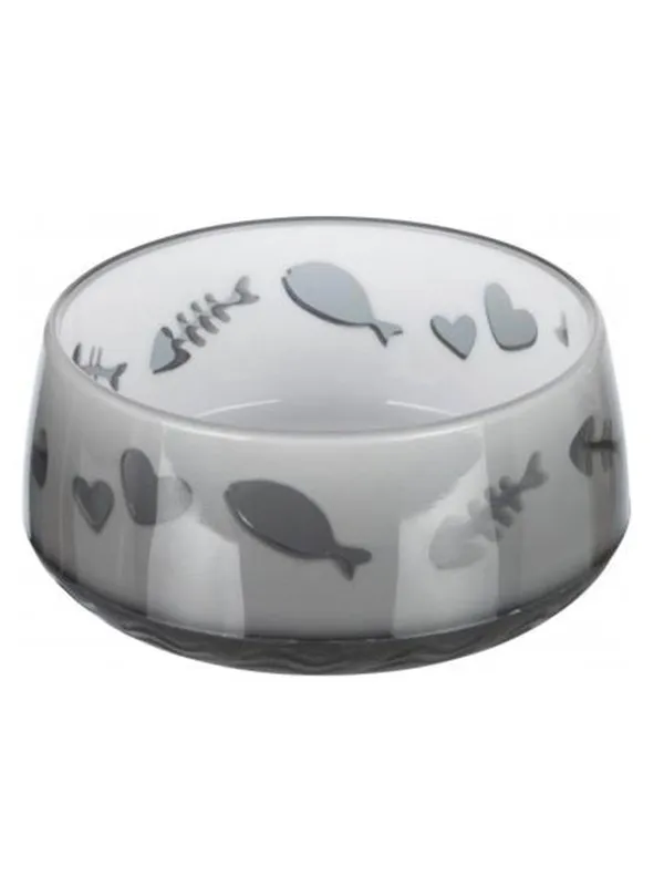 Trixie Plastic Bowl for Cats 0.3 l/ø 12 cm Assorted Colours