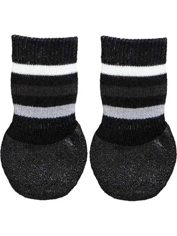 Trixie Dog Socks non-slip S-M 2 pcs Black