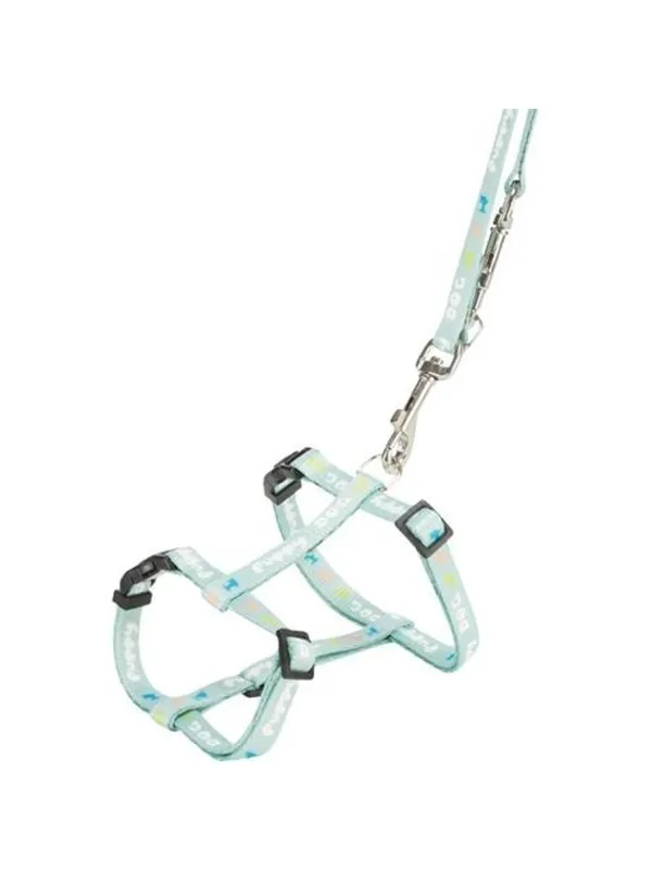 Trixie Junior Puppy H-Harness with Lead M-L: 27-45cm/10mm 2m. mint