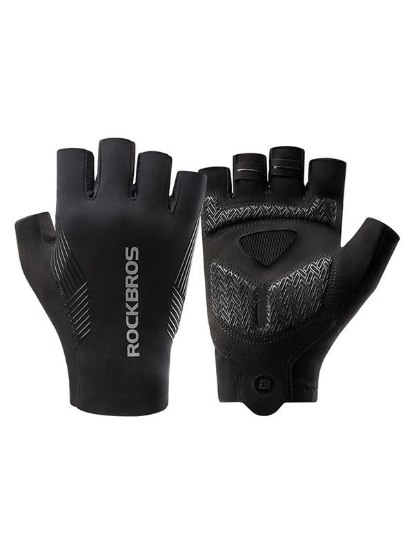 Rockbros cycling gloves spring/summer/autumn short fingers size: XL - black