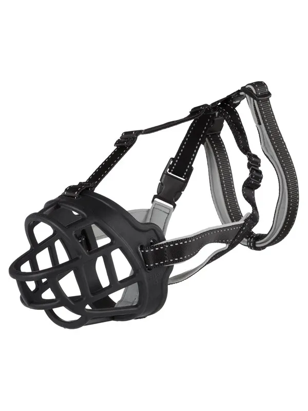 Trixie Muzzle Flex muzzle rubber L-XL black