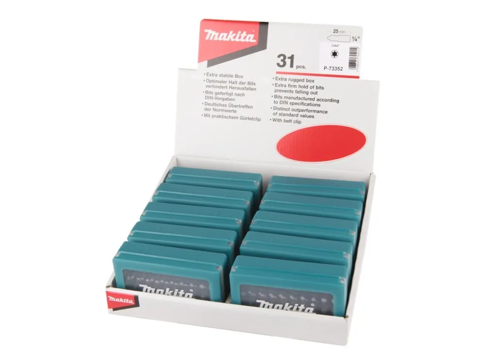 Makita  P-73352 Torx Bit-Set 31 pcs
