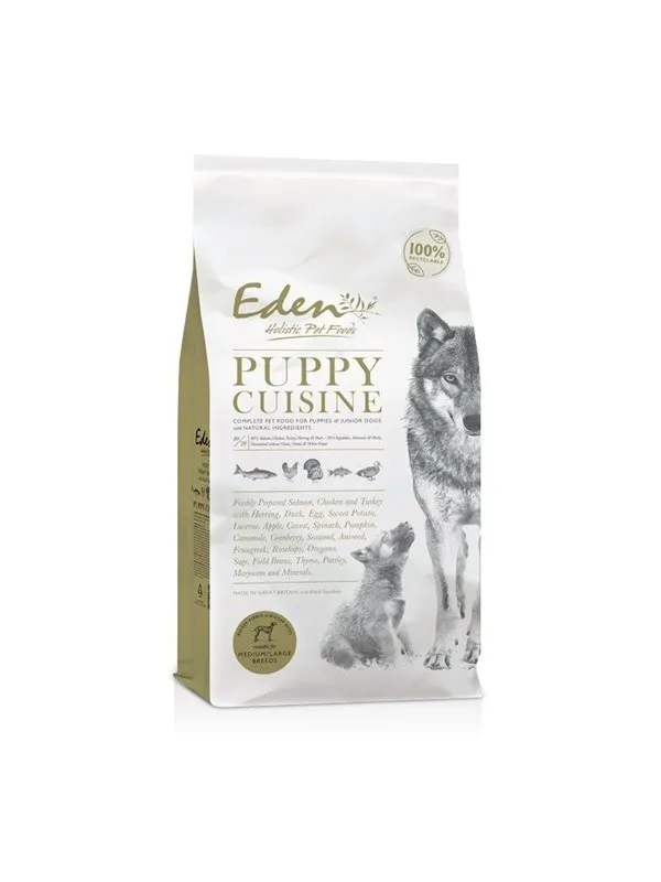 Eden Puppy Cuisine 80/20 Medium kibble - dry dog food - 2kg