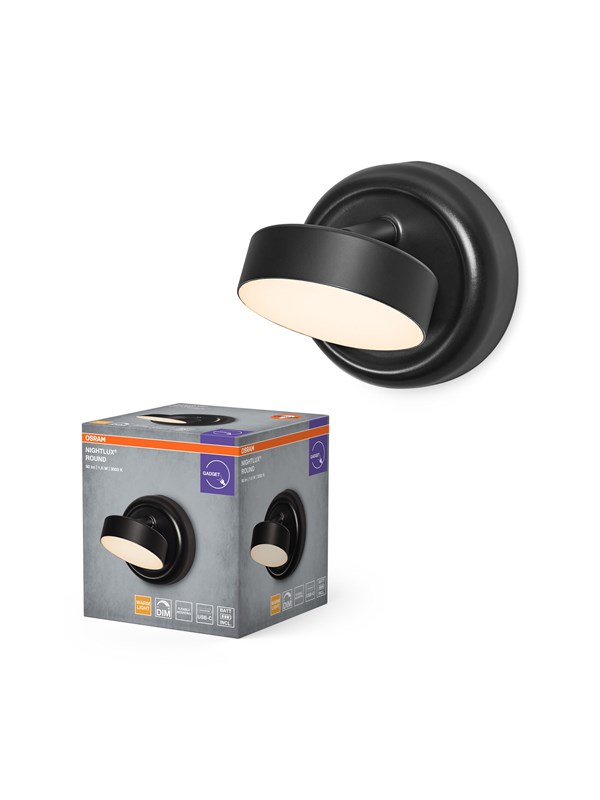 Osram Nightlux Round 830 dim USB black
