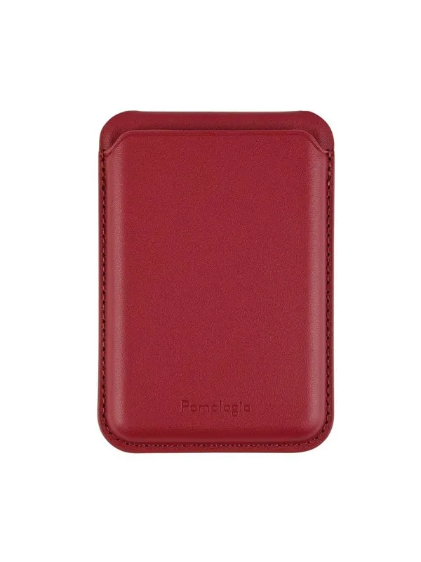 Pomologic Card Wallet Stand Red Velvet w/Mag