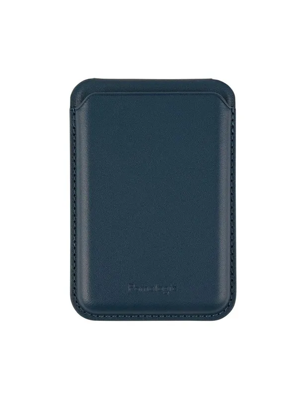 Pomologic Card Wallet Stand Navy w/Mag