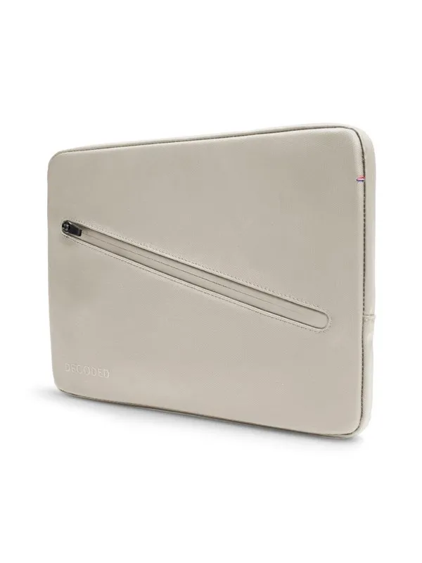 Decoded Macbook Pro sleeve 15/16 w zipper Clay