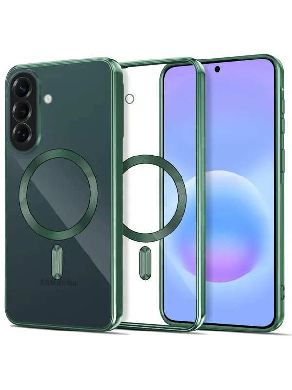 Tech-Protect MagFlex MagSafe Case for Samsung Galaxy A37 5G - Clear Green