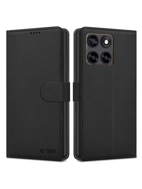 Tech-Protect Wallet Case for Motorola Edge 70 Fusion / Fusion + 5G - Black