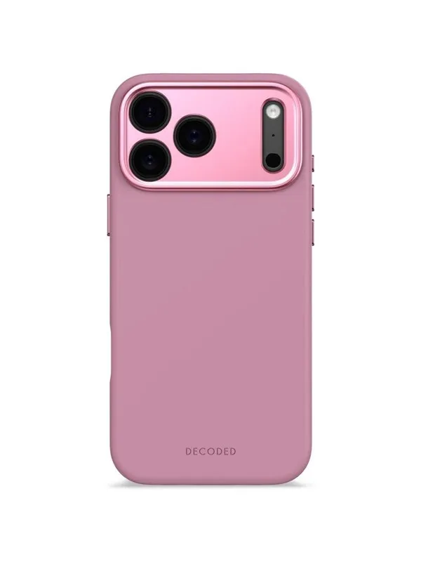 Decoded - AntiMicrobial Silicone Backcover for iPhone 17 Pro Max - Rosette