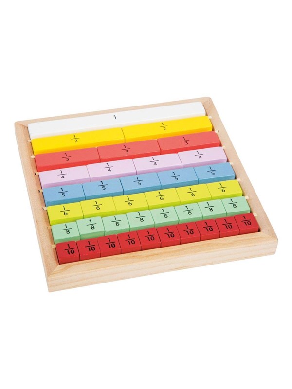 Small Foot Wooden Cubes with Fractions