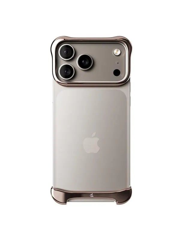 Arc Pulse Aluminum Polished Rose Bronze for iPhone 17 Pro Max