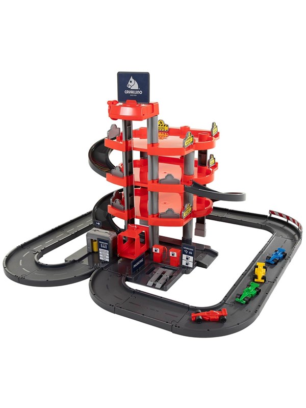 Cavallino Toys - Cavallino Racing 4 Level Parking Garage and Cars Playset
