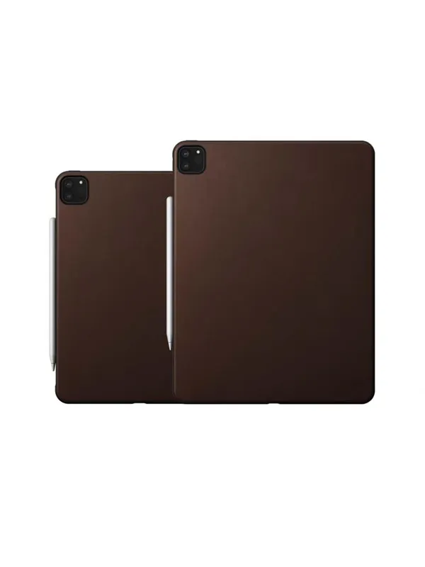 Nomad - Rugged Case - iPad Pro 12.9 (4th Gen) | Rustic Brown Leather