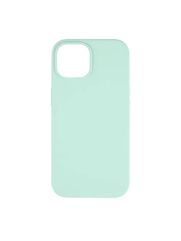 Pomologic CoverCase Silicone iPhone 15 Turquoise W/Magsafe