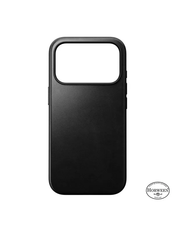 Nomad - Modern Leather Case - iPhone 17 Pro | Black | Horween