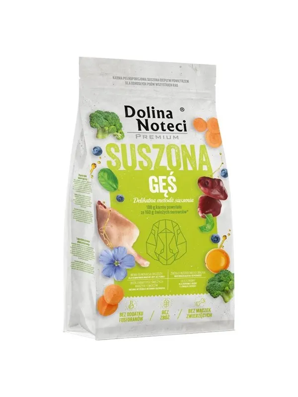 Dolina Noteci Premium Dried goose - dried food for dogs - 9kg