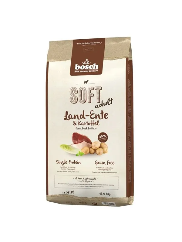Bosch Soft Adult Duck and Potatoes - dry dog food - 12.5 kg