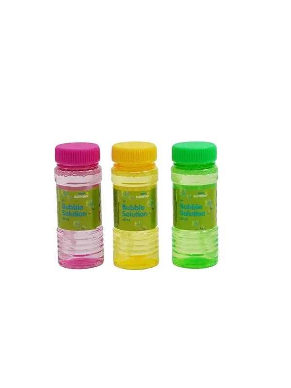 Happy Summer Bubble Solution 3 Pack 60ml