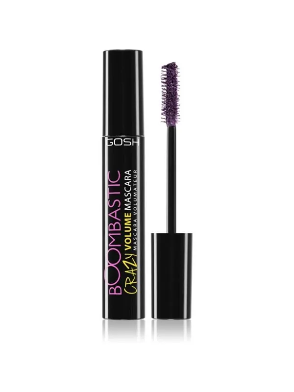 Gosh Crazy Vegan Mascara 13 ml.- 006 Dusty Violet