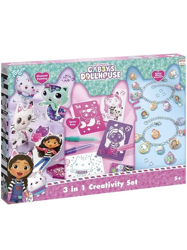 Totum GABBY´S DOLLHOUSE 3 in 1 set