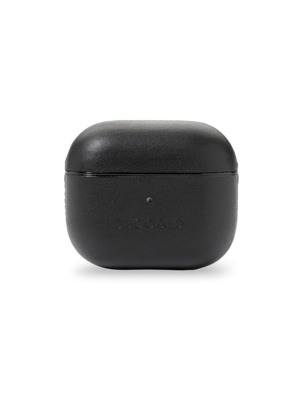 Decoded - Leather Aircase for Airpods 3rd Gen Black