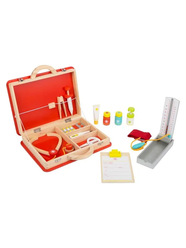 Small Foot - Wooden Doctor's Case First Aid 15 pcs.