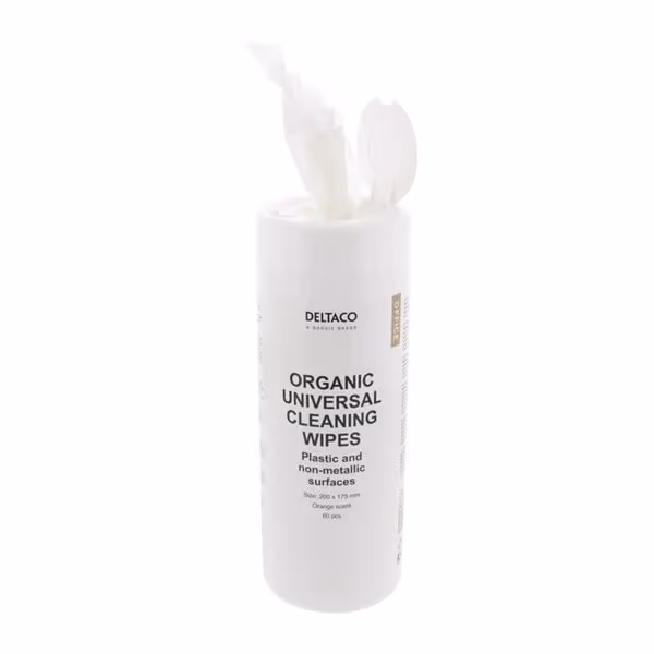 Deltaco Organic Universal Cleaning Wipes
