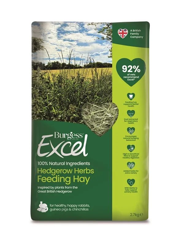 Burgess - Excel Hedgerow Herbs Feeding Hay 2.7kg