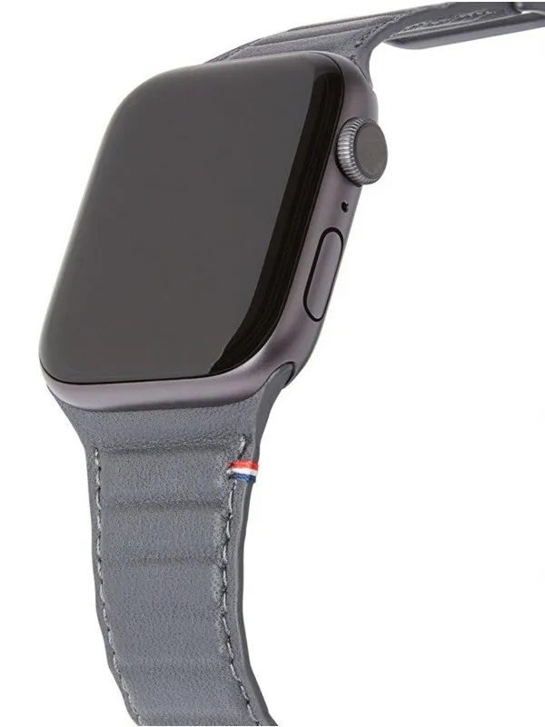 Decoded - Leather Magnetic Traction Strap 38/40mm Antracite