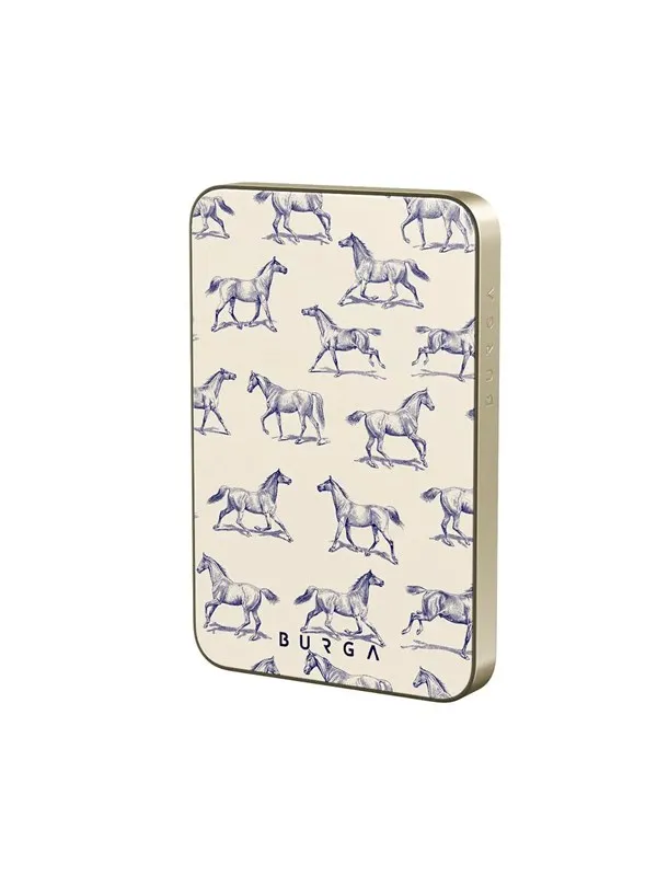 Burga Derby Race - MagSafe Power Bank 5000 mAh Gold Nødlader - 5000 mAh