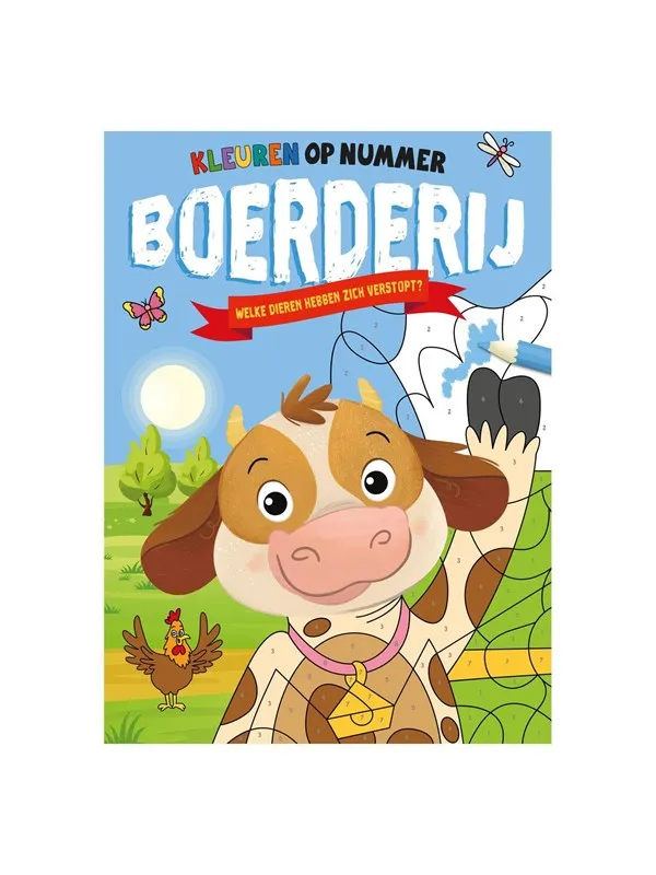 Rebo Publishers Farm - Color by Number