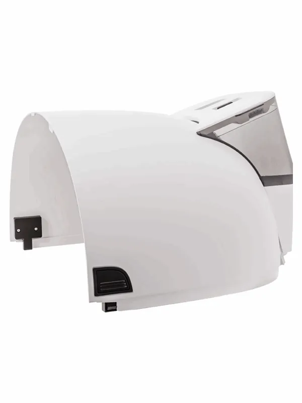 Whisker - Litter Hopper with Bonnet - White