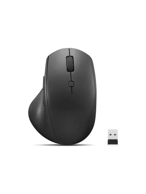 Lenovo 600 Wireless Media - mouse - 2.4 GHz - black - Mus - Optisk - 7 - Svart