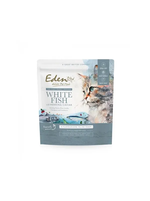 Eden White Fish with Herring Caviar - dry cat food - 1.5 kg