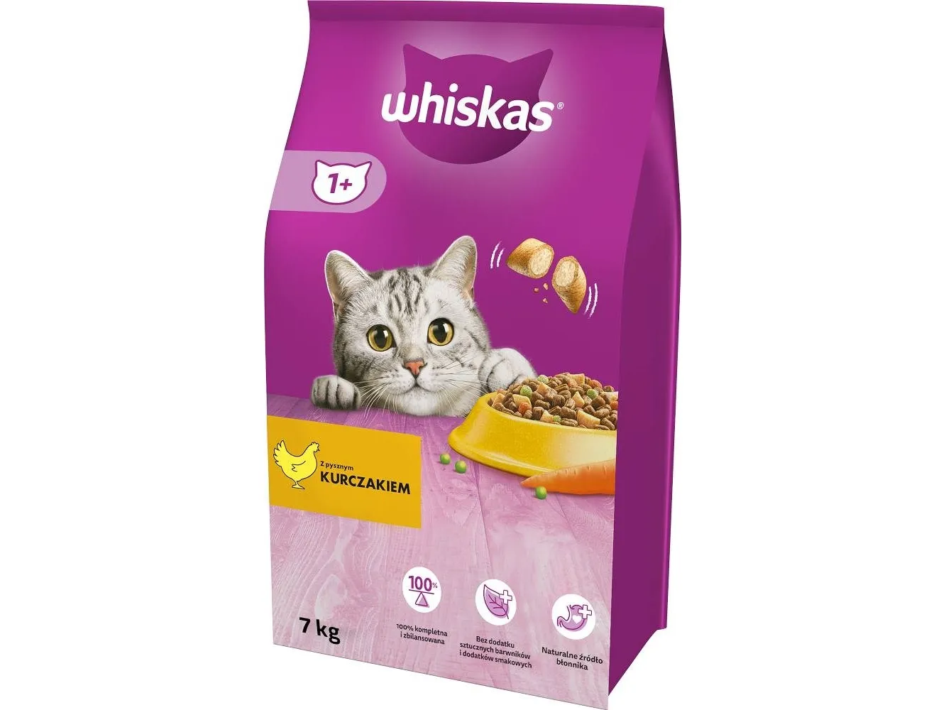 Whiskas Cat Adult with chicken - dry cat food - 7 kg