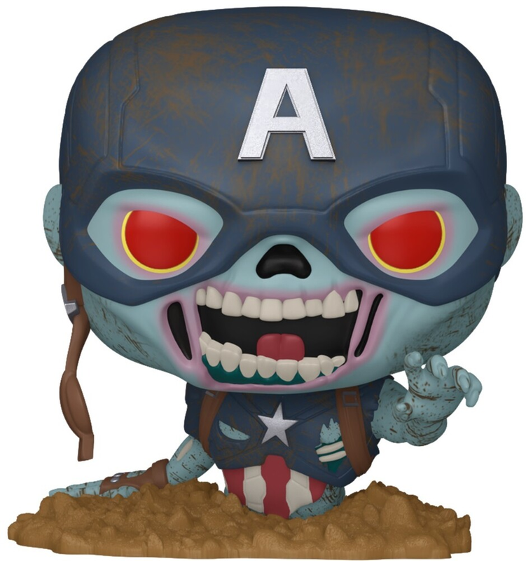 Funko! - Funko POP Vinyl Marvel MZS4 Zombie Captain America