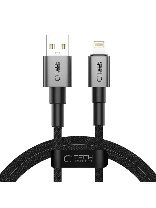 Tech-Protect UltraBoost DNA USB-A / Lightning 15W/2.4A 100 cm Cable - Grey