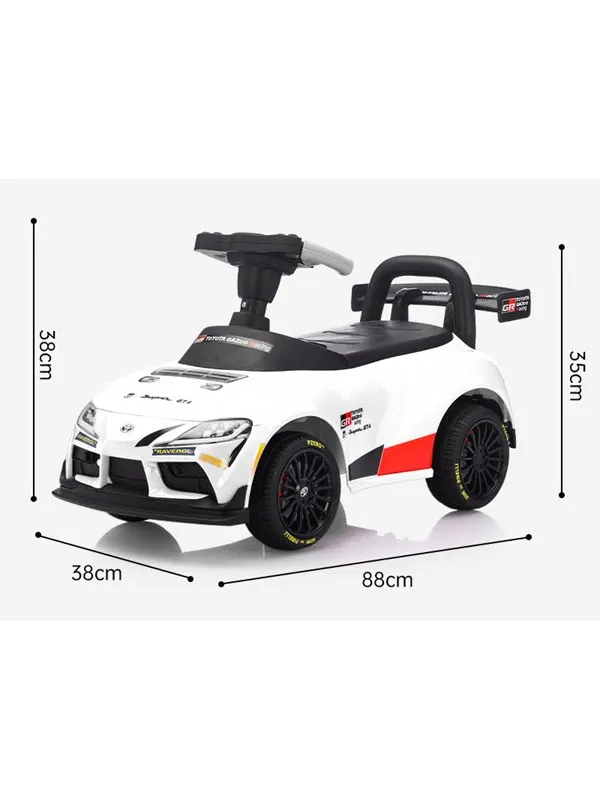 Toyota Supra GT4 gåbil med musikk