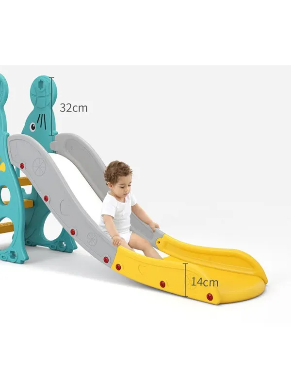 Elite Toys Kids Zone sjøløve rutsjebane og basket