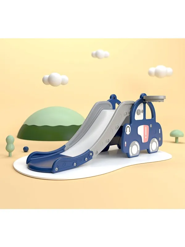 Elite Toys Kids Zone bil med sklie og basketball