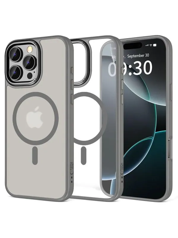 Tech-Protect MagEdge MagSafe Case for iPhone 16 Pro Max - Titanium