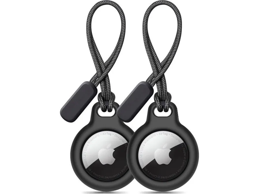 Tech-Protect Rough 2-pack Case for Apple AirTag - Black