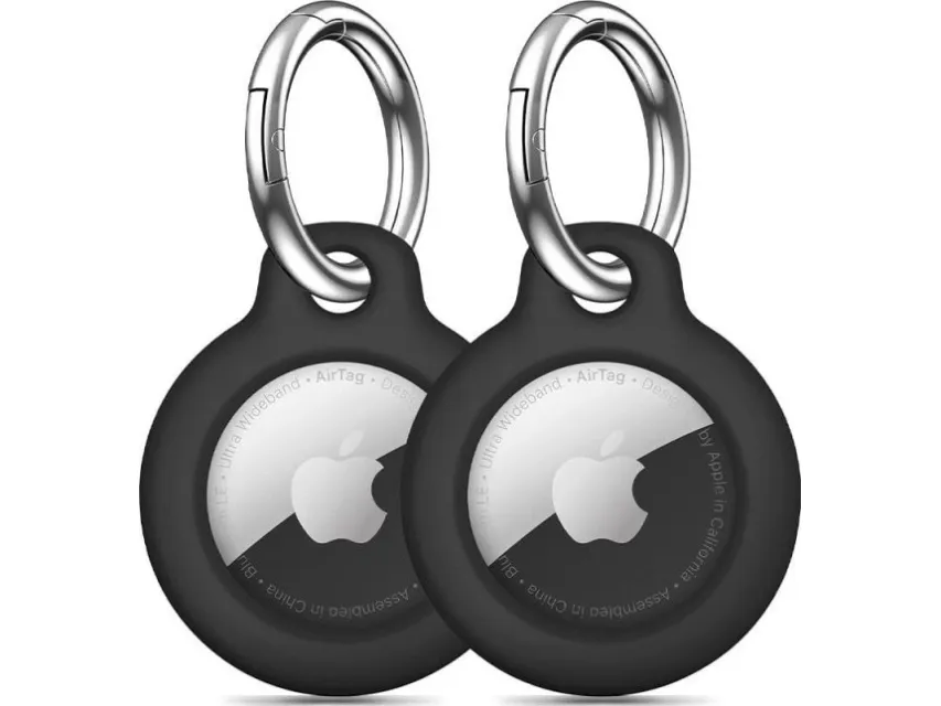Tech-Protect  Rough 2-pack Case for Apple AirTag - Black