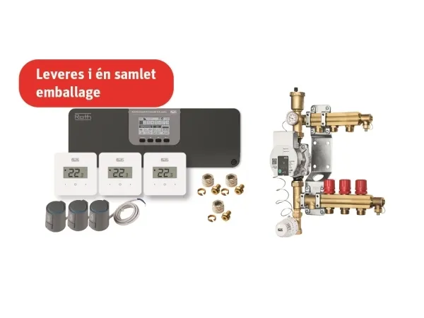 Roth Touchline SL complete wireless heating package, 3 rooms