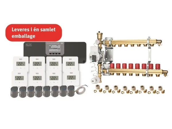Roth Touchline SL complete wireless heating package, 8 rooms