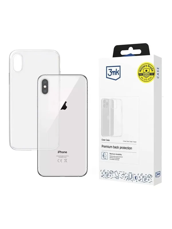 3mk Clear Case for iPhone Xs Max - Transparent