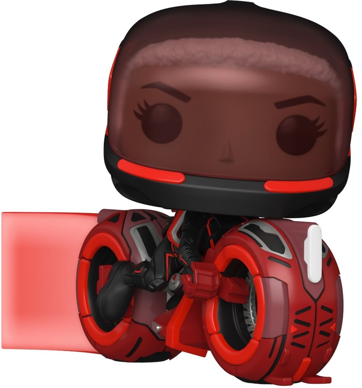Funko! - Funko POP Ride Tron: Ares Athena with Light Cycle
